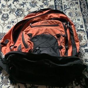 LL Bean Back Pack - many pockets